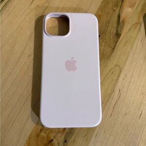 Apple IPhone 14 Chalk Pink Silicone Case